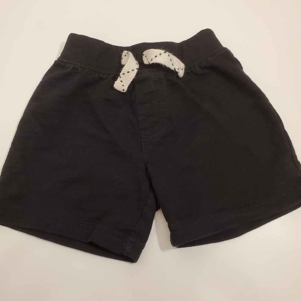 Okie Dokie Black Baby Shorts 9month